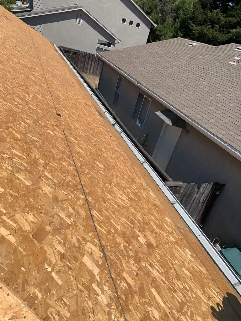 Roofing workmanship photograph